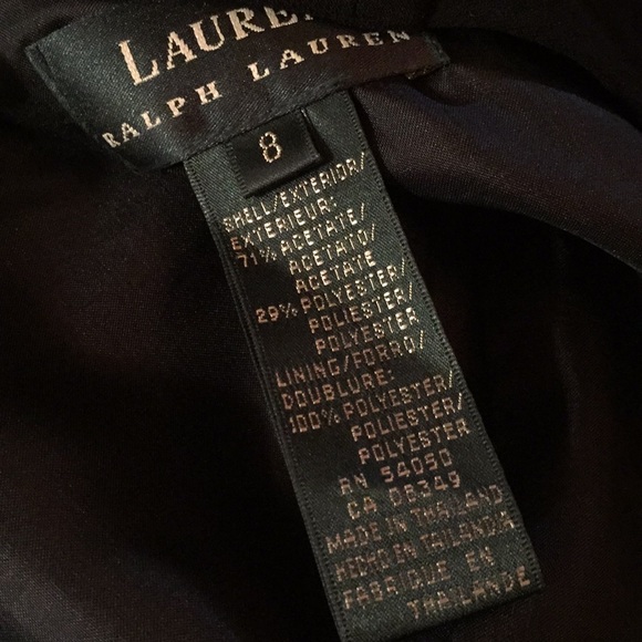 Ralph Lauren pleated turtleneck/side zipper/vent - Picture 3 of 14
